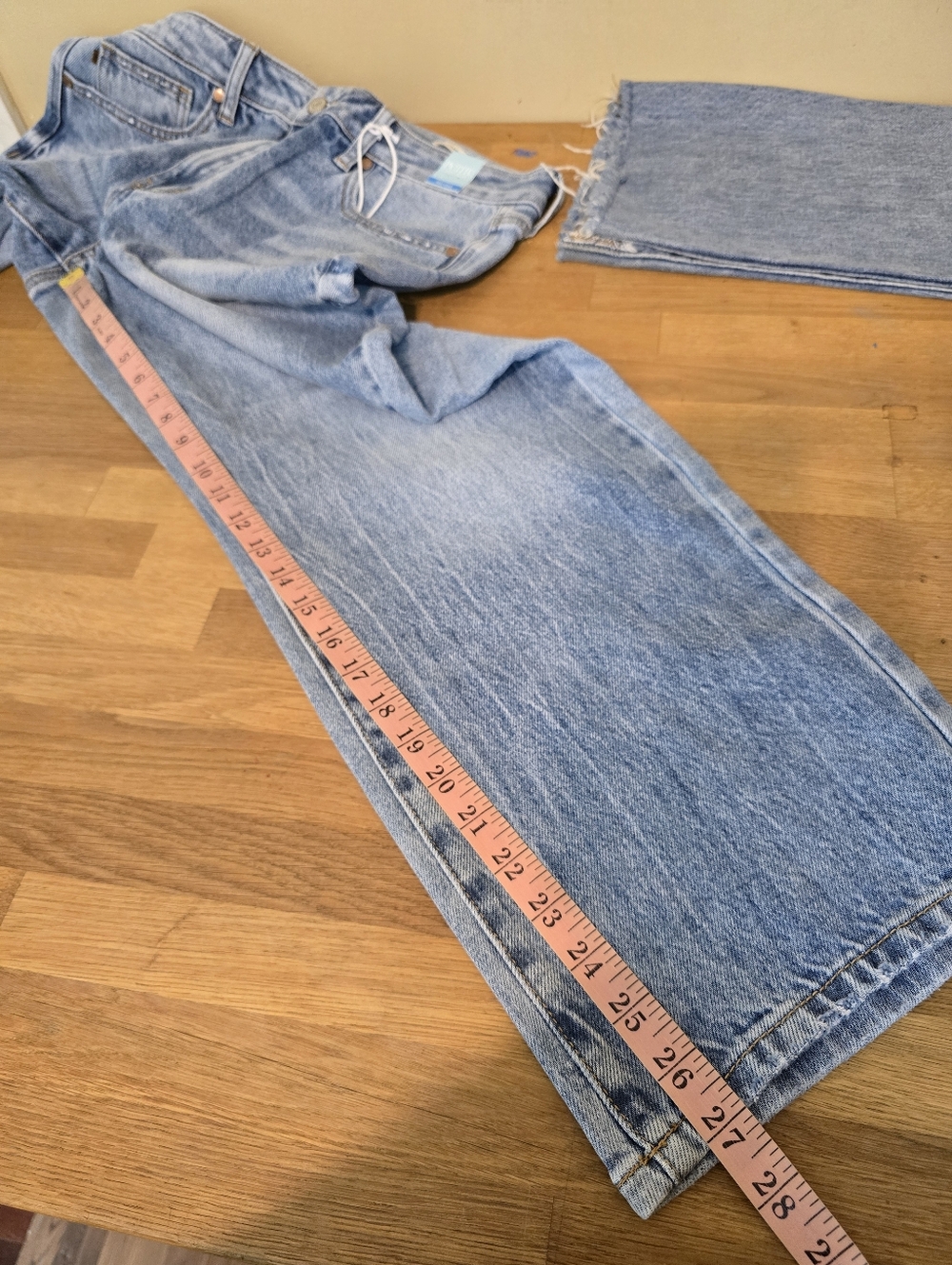 Judy Blue Mid Rise Rigid Magic Destroy Straight 14W Denim Jeans 881060 - Picture 14 of 16